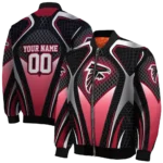 personalized atlanta falcons mesh chest black crocs black bomber jacket best selling