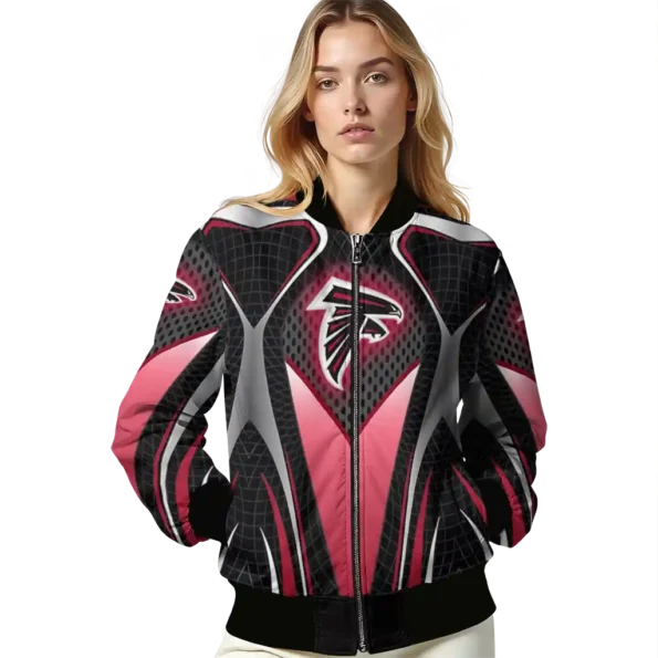 personalized atlanta falcons mesh chest black crocs black bomber jacket latest model