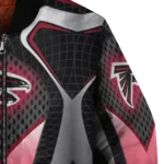 personalized atlanta falcons mesh chest black crocs black bomber jacket best selling