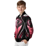 personalized atlanta falcons mesh chest black crocs black bomber jacket best selling