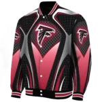 personalized atlanta falcons mesh chest black crocs black varsity jacket best selling.webp