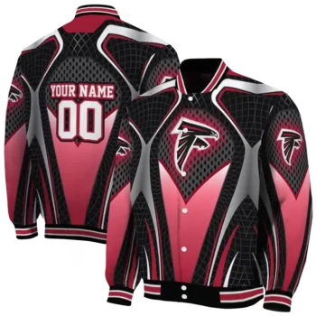 personalized atlanta falcons mesh chest black crocs black varsity jacket fashion forward.webp