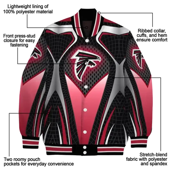 personalized atlanta falcons mesh chest black crocs black varsity jacket new arrival.webp