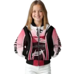 personalized atlanta falcons mesh effect red black bomber jacket best selling