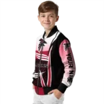personalized atlanta falcons mesh effect red black bomber jacket best selling
