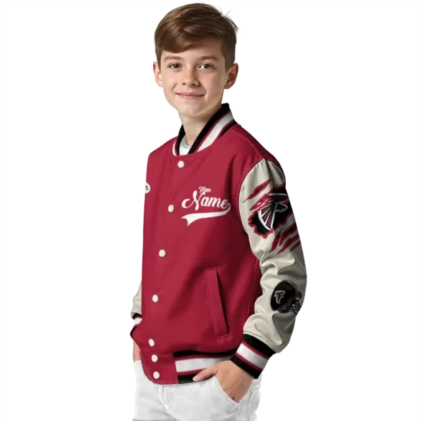 personalized atlanta falcons razorback outline red nude varsity jacket trendy.webp