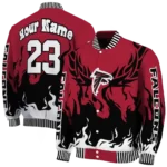 personalized atlanta falcons winged blaze red white varsity jacket best selling.webp