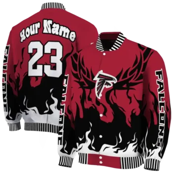 personalized atlanta falcons winged blaze red white varsity jacket fashion forward.webp