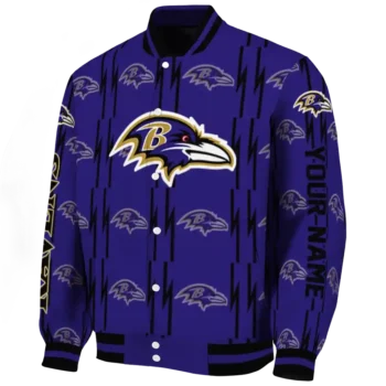 personalized baltimore ravens bolt stripe purple varsity jacket best selling.webp