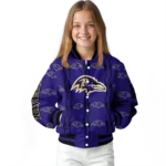 personalized baltimore ravens bolt stripe purple varsity jacket best selling.webp