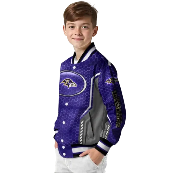 personalized baltimore ravens power plate purple varsity jacket trendy.webp