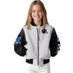 personalized baltimore ravens speckled arms purple gray bomber jacket best selling