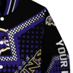 personalized baltimore ravens star burst purple varsity jacket best selling.webp