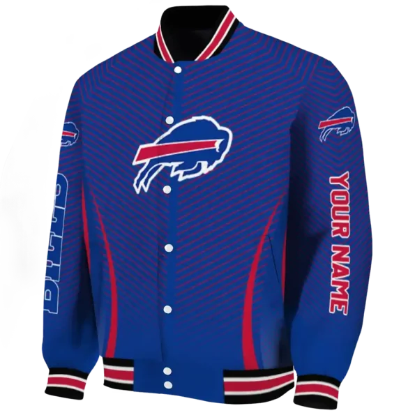 personalized buffalo bills chevron arrow blue varsity jacket best selling.webp