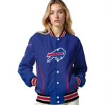 personalized buffalo bills chevron arrow blue varsity jacket best selling.webp