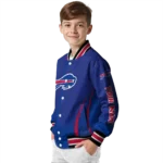 personalized buffalo bills chevron arrow blue varsity jacket best selling.webp