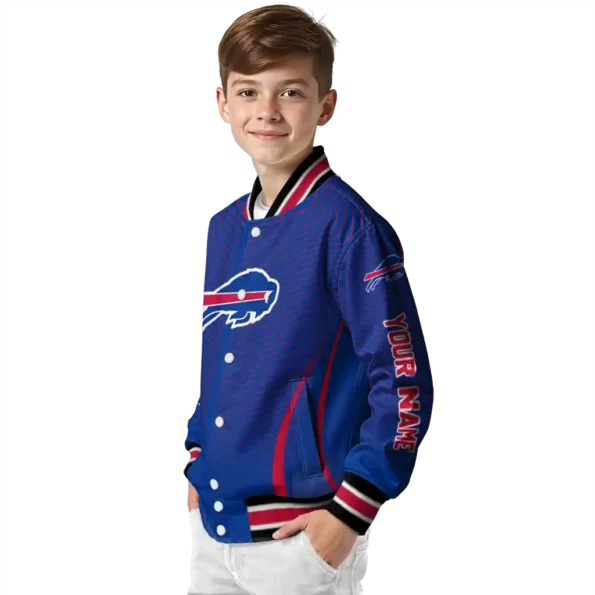 personalized buffalo bills chevron arrow blue varsity jacket trendy.webp