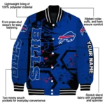 personalized buffalo bills hexagon cluster blue black varsity jacket best selling.webp