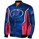 personalized buffalo bills power plate blue bomber jacket best selling