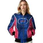 personalized buffalo bills power plate blue bomber jacket best selling