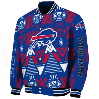 personalized buffalo bills pyramid shapes blue varsity jacket best selling.webp