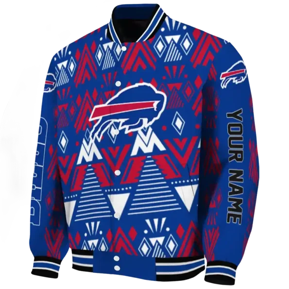 personalized buffalo bills pyramid shapes blue varsity jacket best selling.webp