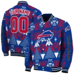 personalized buffalo bills pyramid shapes blue varsity jacket best selling.webp