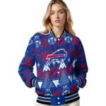 personalized buffalo bills pyramid shapes blue varsity jacket best selling.webp