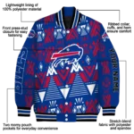 personalized buffalo bills pyramid shapes blue varsity jacket best selling.webp