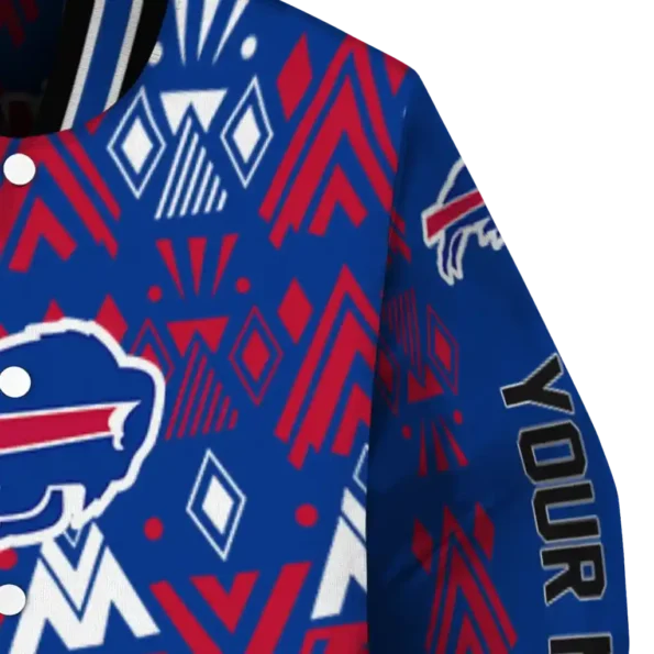 personalized buffalo bills pyramid shapes blue varsity jacket premium grade.webp