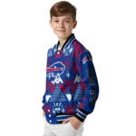 personalized buffalo bills pyramid shapes blue varsity jacket best selling.webp
