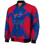 personalized buffalo bills spider mark blue red crocs bomber jacket best selling