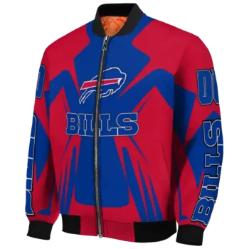 personalized buffalo bills spider mark blue red crocs bomber jacket best selling