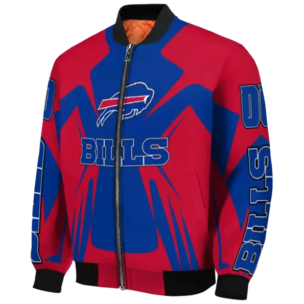 personalized buffalo bills spider mark blue red crocs bomber jacket best selling