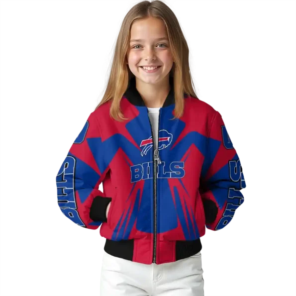 personalized buffalo bills spider mark blue red crocs bomber jacket top rated