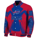 personalized buffalo bills spider mark blue red crocs varsity jacket best selling.webp