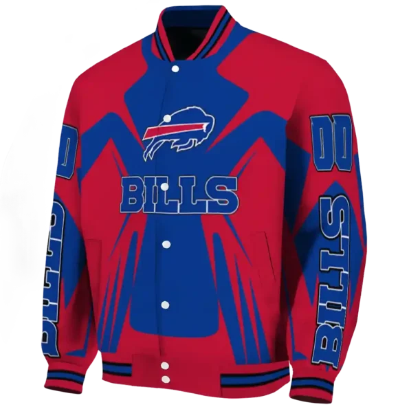 personalized buffalo bills spider mark blue red crocs varsity jacket best selling.webp