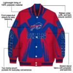 personalized buffalo bills spider mark blue red crocs varsity jacket best selling.webp