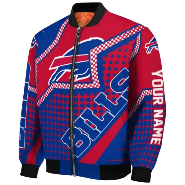 personalized buffalo bills star burst blue bomber jacket best selling