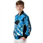 personalized carolina panthers chevron angles blue bomber jacket best selling