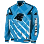 personalized carolina panthers chevron angles blue varsity jacket best selling.webp