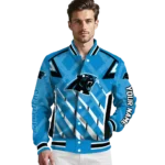 personalized carolina panthers chevron angles blue varsity jacket best selling.webp