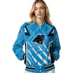 personalized carolina panthers chevron angles blue varsity jacket best selling.webp