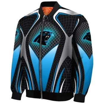 personalized carolina panthers mesh chest black crocs black bomber jacket best selling