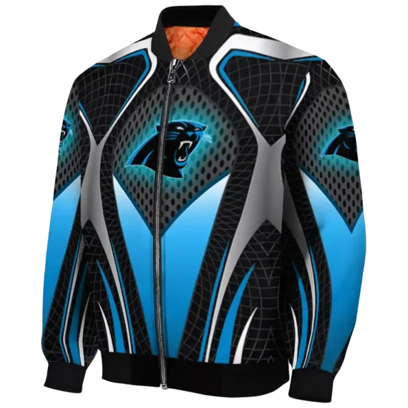personalized carolina panthers mesh chest black crocs black bomber jacket best selling