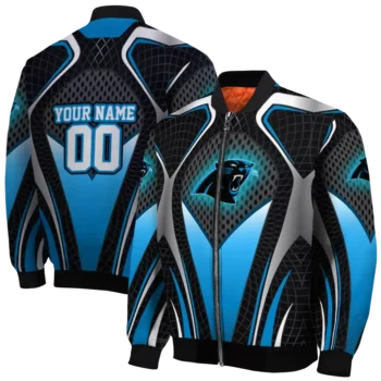 personalized carolina panthers mesh chest black crocs black bomber jacket fashion forward