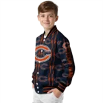 personalized chicago bears bolt stripe blue varsity jacket best selling.webp