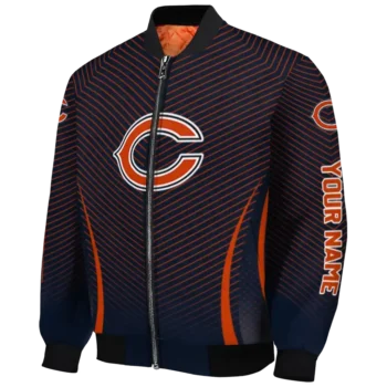 personalized chicago bears chevron arrow blue bomber jacket best selling