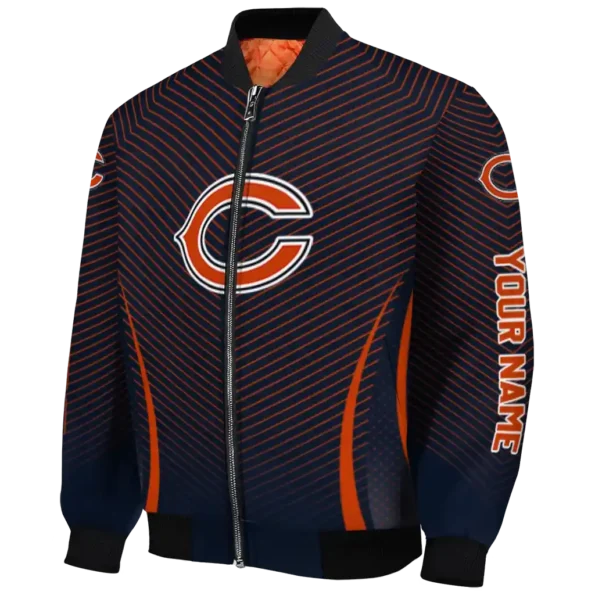 personalized chicago bears chevron arrow blue bomber jacket best selling