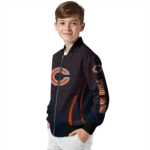 personalized chicago bears chevron arrow blue bomber jacket best selling
